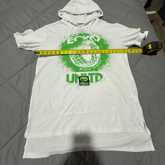 ecko unltd Short sleeve hoodie Mens Large - Picture 4 of 8